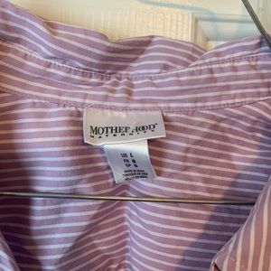 Button down maternity top